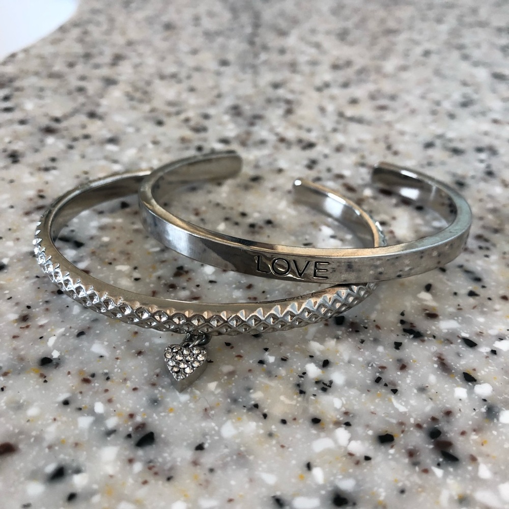 BCBGeneration LOVE bracelet cuffs